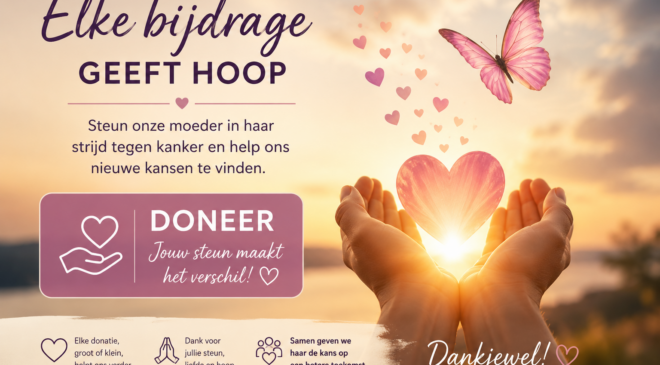 Een familie vraagt om hulp in zware medische periode